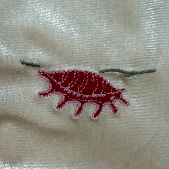 Silence + Noise Mermaid Embroidered Velour Bomber Jacket Women’s M - Picture 7 of 9